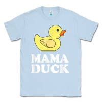 Dusty Blue mama duck t shirt funny mother bird gift Classic Tee - ArtChic