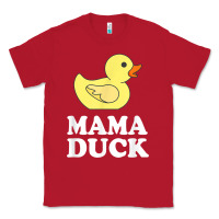 Red mama duck t shirt funny mother bird gift Classic Tee - ArtChic