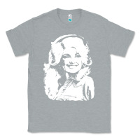 Heather Grey dolly parton distressed photo Classic Tee - ArtChic