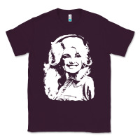 Plum dolly parton distressed photo Classic Tee - ArtChic