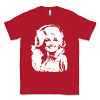 Red dolly parton distressed photo Classic Tee - ArtChic