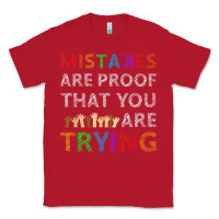 Red mistakes are proof that you are trying teacher inspirational t shirt Classic Tee - StudioElite