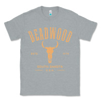 Heather Grey deadwood south dakota usa vintage distressed style design long sleeve Classic Tee - StudioElite