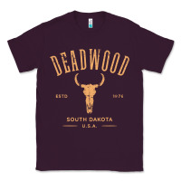 Plum deadwood south dakota usa vintage distressed style design long sleeve Classic Tee - StudioElite