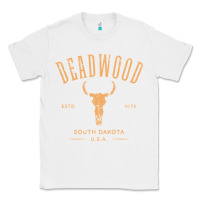 White deadwood south dakota usa vintage distressed style design long sleeve Classic Tee - StudioElite
