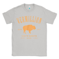 Moon Dust vermillion south dakota bison distressed design t shirt Classic Tee - StudioElite