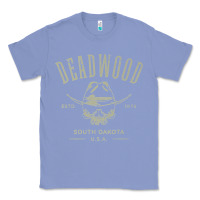 Colony Blue deadwood south dakota usa distressed skull design souvenir premium t s Classic Tee - StudioElite