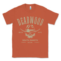 Copper deadwood south dakota usa distressed skull design souvenir premium t s Classic Tee - StudioElite