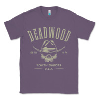Lavender deadwood south dakota usa distressed skull design souvenir premium t s Classic Tee - StudioElite