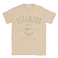 Mushroom deadwood south dakota usa distressed skull design souvenir premium t s Classic Tee - StudioElite