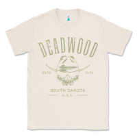 Natural deadwood south dakota usa distressed skull design souvenir premium t s Classic Tee - StudioElite