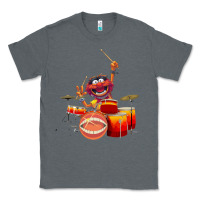 Charcoal Heather The muppets animal drummer Classic Tee - StudioElite