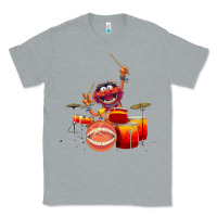 Heather Grey The muppets animal drummer Classic Tee - StudioElite