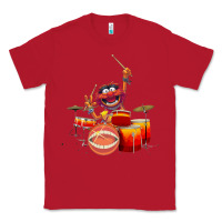 Red The muppets animal drummer Classic Tee - StudioElite