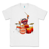 White The muppets animal drummer Classic Tee - StudioElite