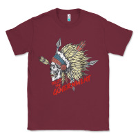 Burgundy trust the government skull native american chief native t shirt Classic Tee - StudioElite