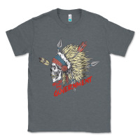 Charcoal Heather trust the government skull native american chief native t shirt Classic Tee - StudioElite