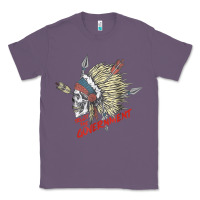 Lavender trust the government skull native american chief native t shirt Classic Tee - StudioElite