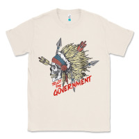 Natural trust the government skull native american chief native t shirt Classic Tee - StudioElite
