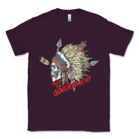 Plum trust the government skull native american chief native t shirt Classic Tee - StudioElite