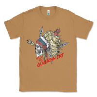 Toasted Coconut trust the government skull native american chief native t shirt Classic Tee - StudioElite