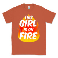 Copper This Girl Is On Fire Fierce Lady Woman Power Go Girls Fiery Classic Tee - StudioElite