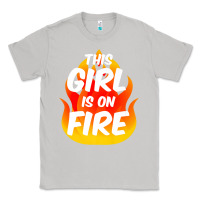 Moon Dust This Girl Is On Fire Fierce Lady Woman Power Go Girls Fiery Classic Tee - StudioElite