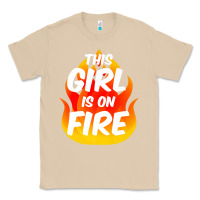 Mushroom This Girl Is On Fire Fierce Lady Woman Power Go Girls Fiery Classic Tee - StudioElite