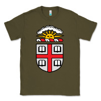 Army Green brown university Classic Tee - StudioElite