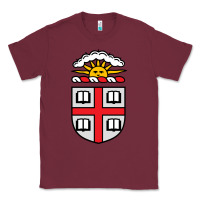Burgundy brown university Classic Tee - StudioElite