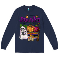 Navy boooks Long Sleeve Tee - BarkalooDesign