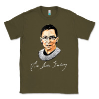Army Green rbg ruth bader ginsburg feminist t shirt   signature art Classic Tee - StudioElite