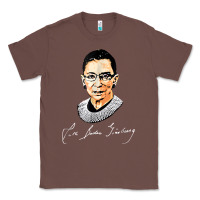 Chestnut rbg ruth bader ginsburg feminist t shirt   signature art Classic Tee - StudioElite