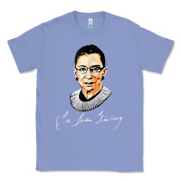 Colony Blue rbg ruth bader ginsburg feminist t shirt   signature art Classic Tee - StudioElite