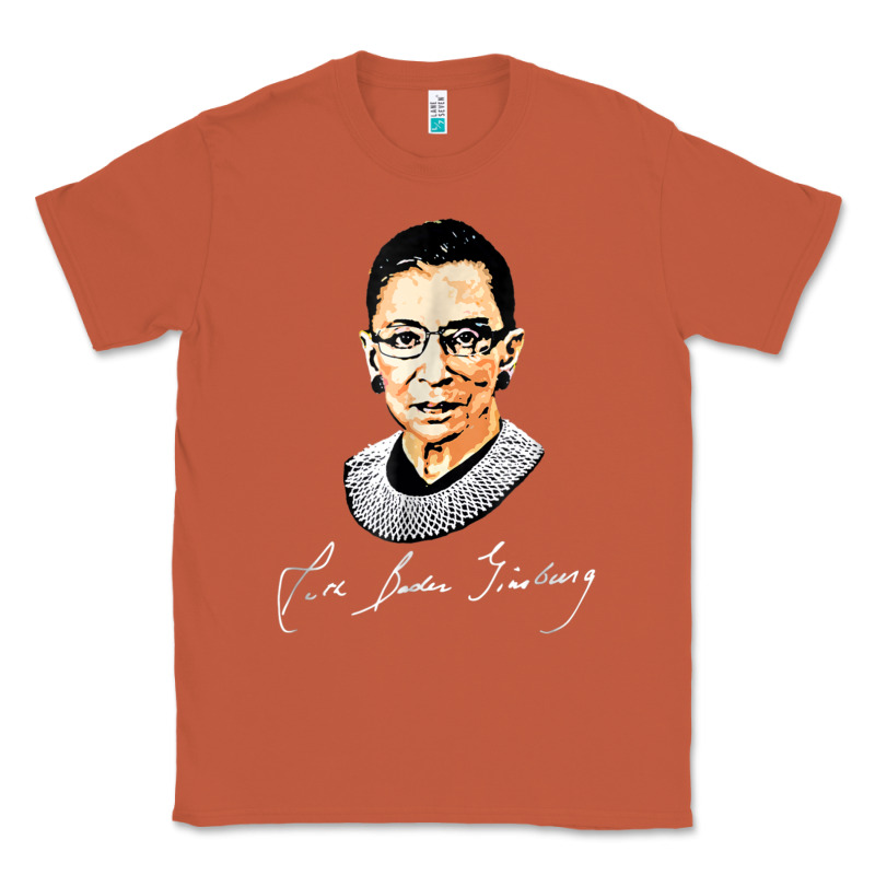 Rbg Ruth Bader Ginsburg Feminist T Shirt   Signature Art Classic Tee by StudioElite | Teevron