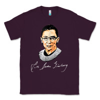 Plum rbg ruth bader ginsburg feminist t shirt   signature art Classic Tee - StudioElite