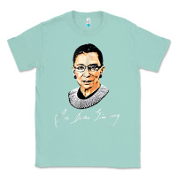 Seafoam rbg ruth bader ginsburg feminist t shirt   signature art Classic Tee - StudioElite