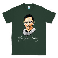 Sports Green rbg ruth bader ginsburg feminist t shirt   signature art Classic Tee - StudioElite
