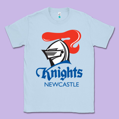 Newcastle Knights Classic Tee Designed By Studioelite