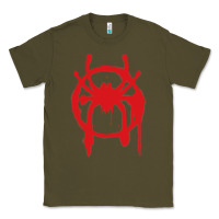 Army Green Into the Spider-Verse Classic Tee - StudioElite