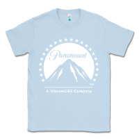 Dusty Blue Paramount Pictures 3 Classic Tee - StudioElite