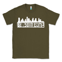 Army Green be someone h town houston texas skyline. t shirt Classic Tee - StudioElite