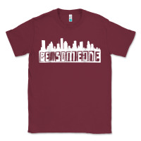 Burgundy be someone h town houston texas skyline. t shirt Classic Tee - StudioElite