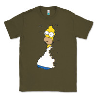 Army Green Homer In Hedges Classic Classic Tee - StudioElite