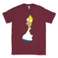 Burgundy Homer In Hedges Classic Classic Tee - StudioElite