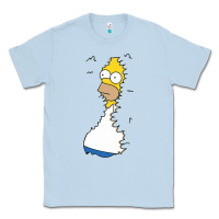 Dusty Blue Homer In Hedges Classic Classic Tee - StudioElite