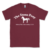 Burgundy The Stone Pony Classic Tee - StudioElite