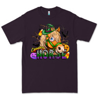 Plum spooky horse Premium Tee - CowhideDigitalArt