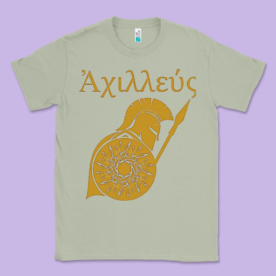Achilles Son Of Peleus Classic Tee Designed By Studioelite