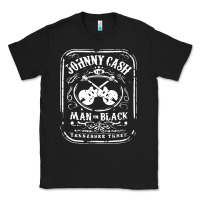 Black johnny cash man in black Classic Tee - StudioElite